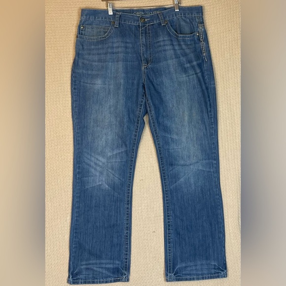 Cody James Denim Slim Straight Western Jeans Size 40 X 32 - Picture 9 of 11